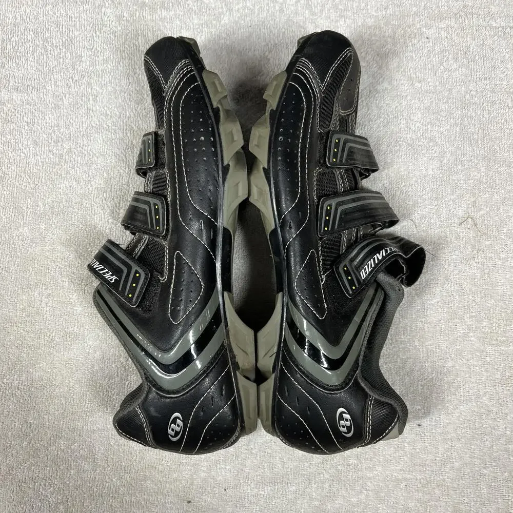 Specialized SPORT MTB Shoes Mens Size 12 Black Cycling Hook & Loop 6111-4045